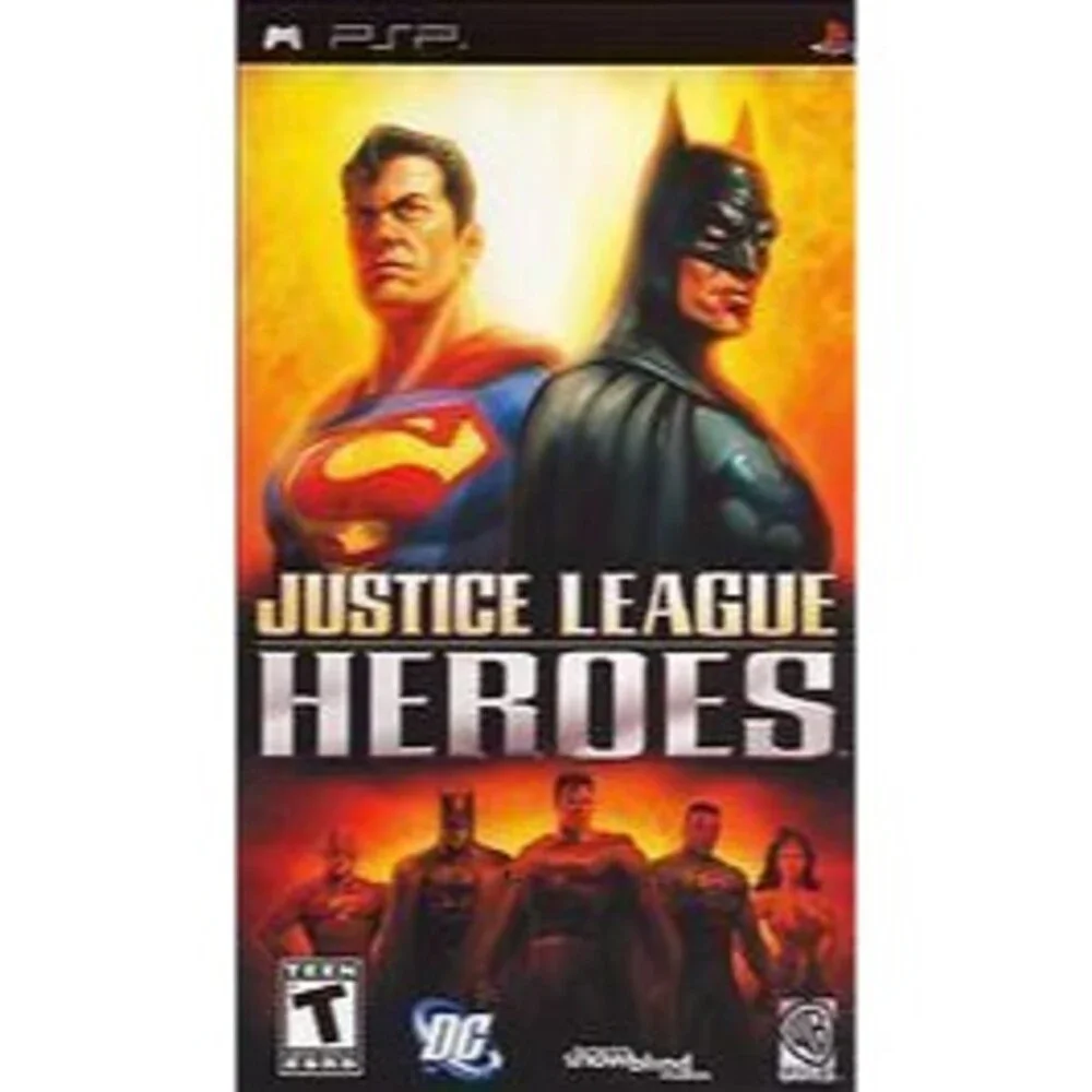 Justice League Heroes (Sony Playstation Portable PSP, 2006) Complete